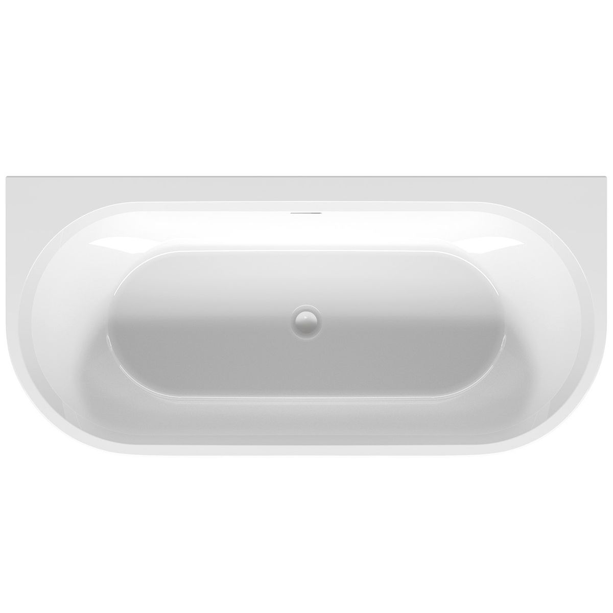 Akrilinė vonia Riho Desire Back2Wall 180x84 cm, balta, B089001005