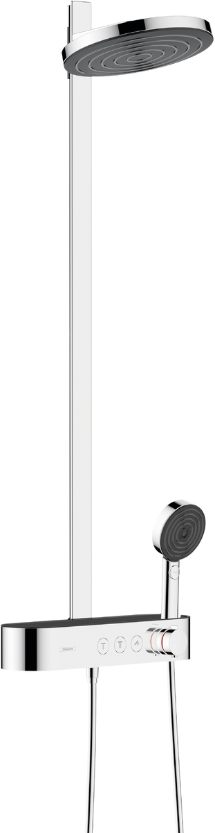 Termostatinė dušo sistema PULSIFY S 260 2jet, chromas, 24240000