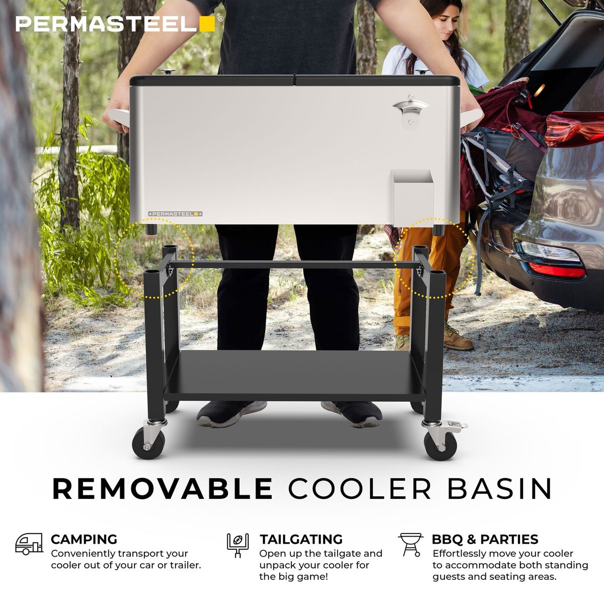 Sodo šaldytuvas Permasteel PS-223-80QT-SS Sodo šaldytuvas Permasteel PS-223-80QT-SS
