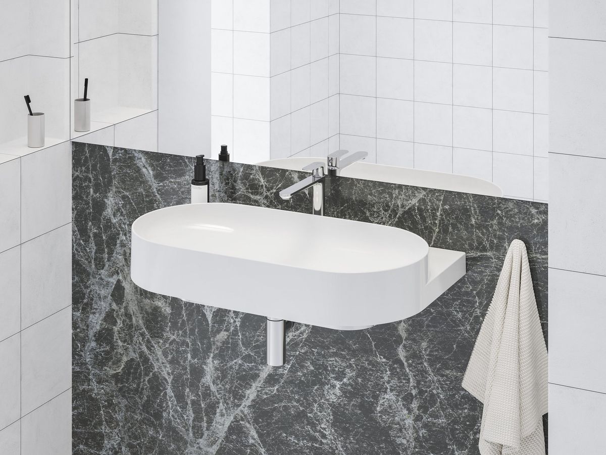 Praustuvo maišytuvas Ravak Eleganta BeCool 220 mm be dugno vožtuvo, Chrome X070414