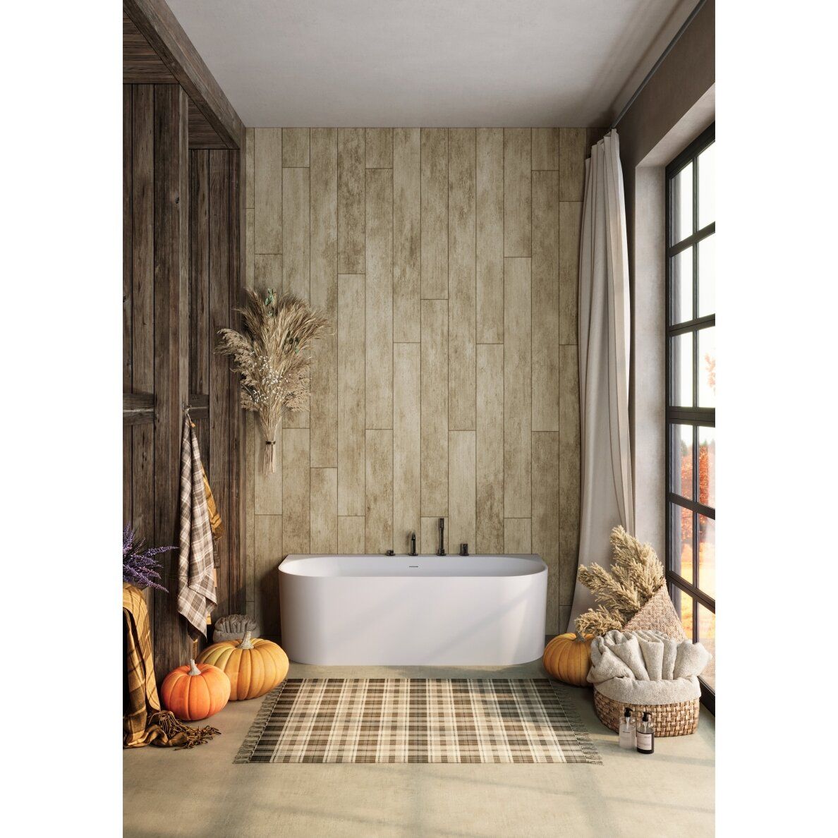 Lieto akmens vonia Bathesa Aura 170x75 cm