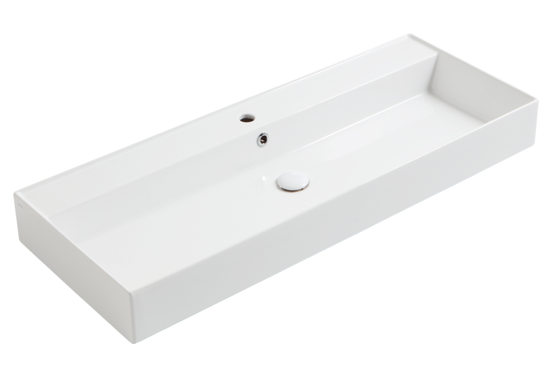 Praustuvas Simas Agile 121x46 cm, balta blizgi, AG121 BIANCO