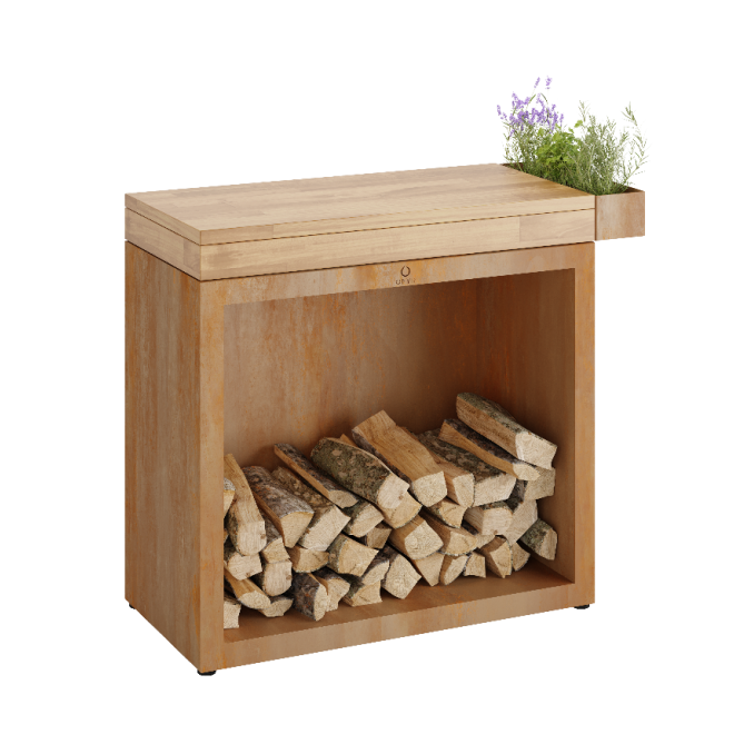 Malkinė OFYR Butcher Block Storage 90 kaučiukas