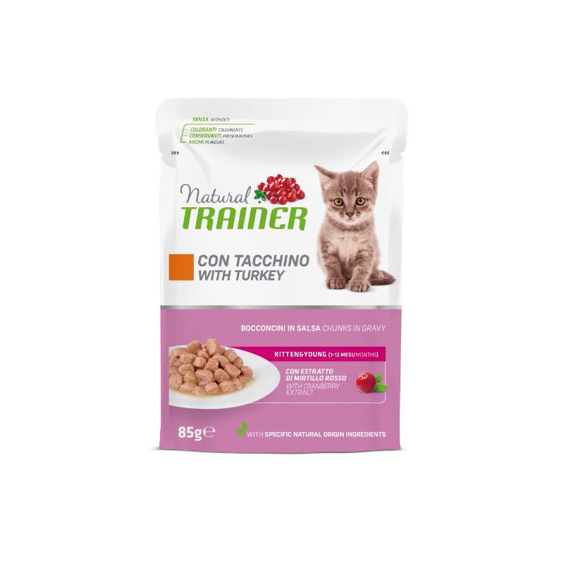 NT Cat Kitten Turkey konservai kačiukams 85g 12vnt, 925712