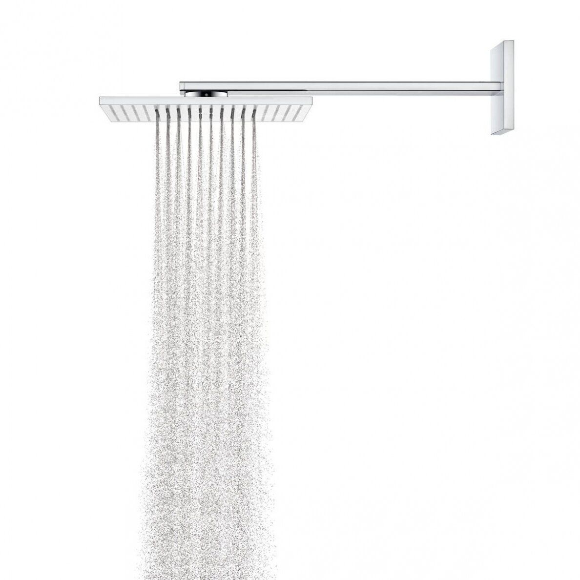 Potinkinė dušo galva Axor Showersolutions 300 2 jet su laikikliu, aukso sp. 35318990