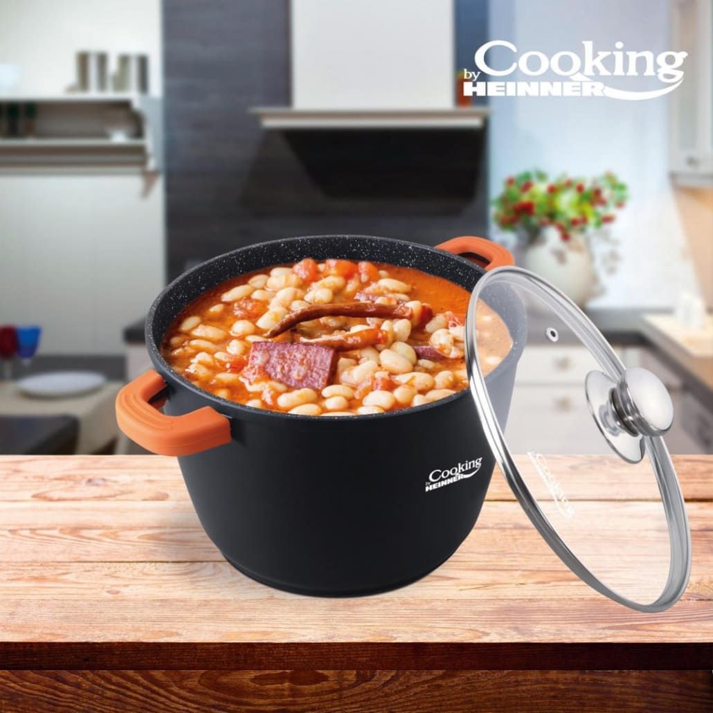 Puodas aliuminio su keramikos danga 6.3L 24x16.5cm HR-SCO-A0624A HEINNER Puodas aliuminio su keramikos danga 6.3L 24x16.5cm HR-SCO-A0624A HEINNER