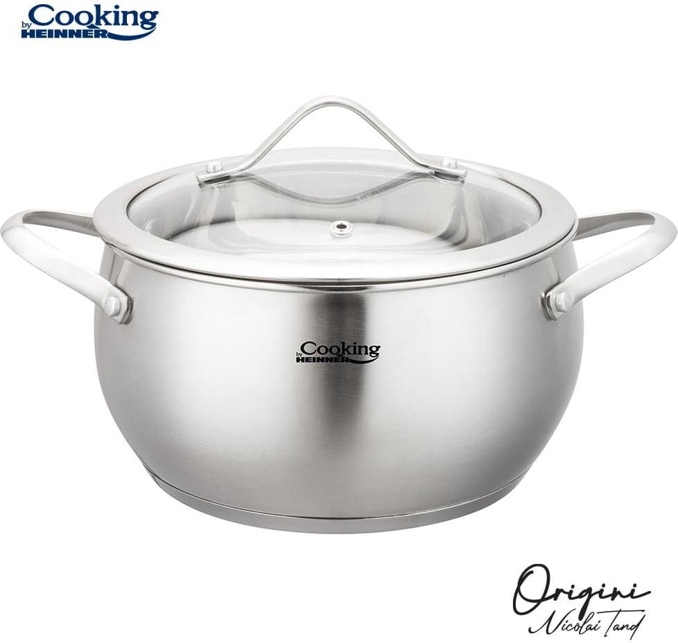 Puodas nerūdijančio plieno su teflono danga 3.3L 20x11cm HR-RW-T033 HEINNER Puodas nerūdijančio plieno su teflono danga 3.3L 20x11cm HR-RW-T033 HEINNER