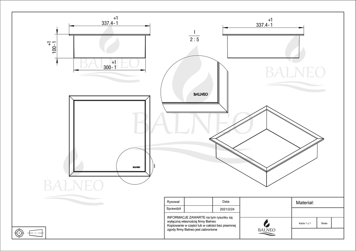 Įleidžiama sieninė lentyna Balneo Wall Box ONE su rėmeliu, vario sp., 30x30x10 cm OB-C02 Įleidžiama sieninė lentyna Balneo Wall Box ONE su rėmeliu, vario sp., 30x30x10 cm OB-C02
