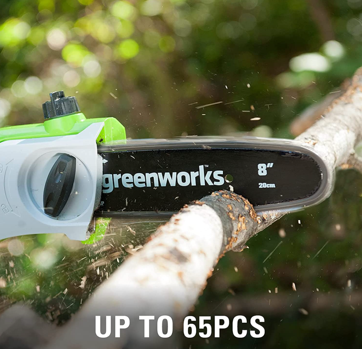 AUKŠTAPJOVĖS IR GYVATVORIŲ GENĖTUVO KOMPLEKTAS Greenworks, 6952909065380