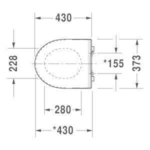 Unitazo dangtis su Soft Close Duravit Durastyle Eco, baltas, 0020790000