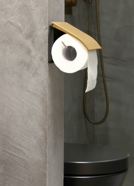 Tualetinio popieriaus laikiklis Brabantia RENEW, Warm Gold, 255205