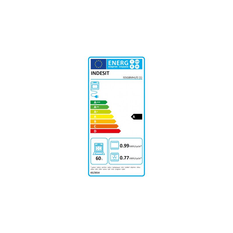 Retro dujinė viryklė INDESIT IS5G8MHJ/E/1