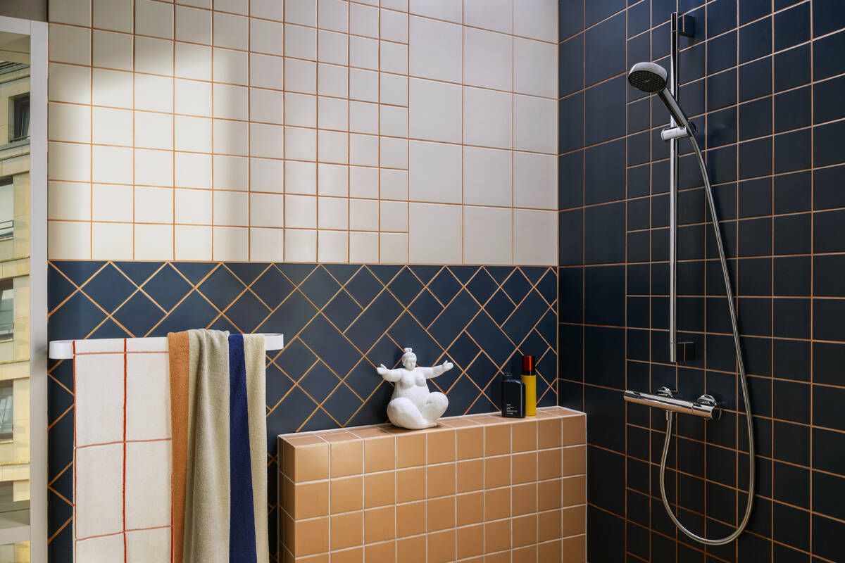 Dušo komplektas hansgrohe Activera Select S, dušo stovas 90cm, chromo 28046000