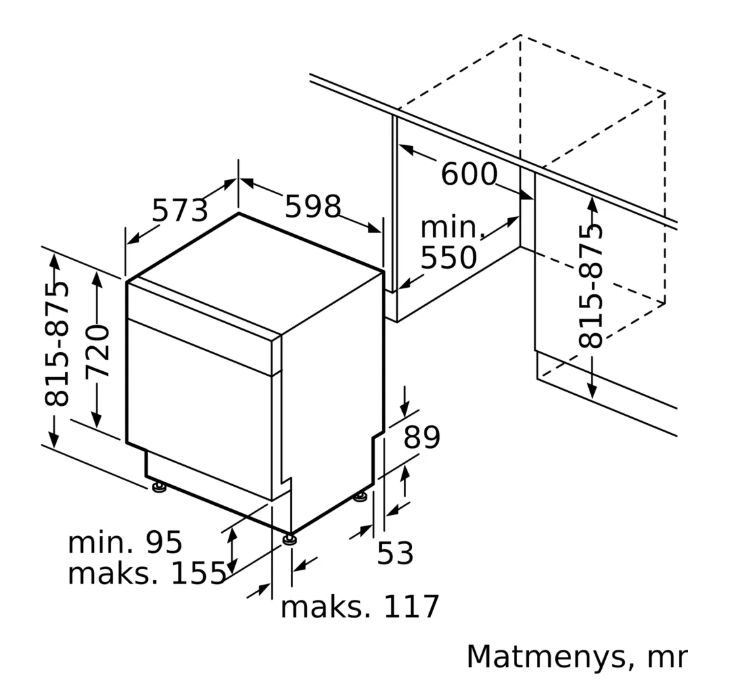 Indaplovė BOSCH SMU6ZCW71S