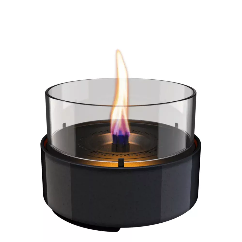 CAFE 18 stalo židinys, juodas, naudojamas Tenderfuel skystis