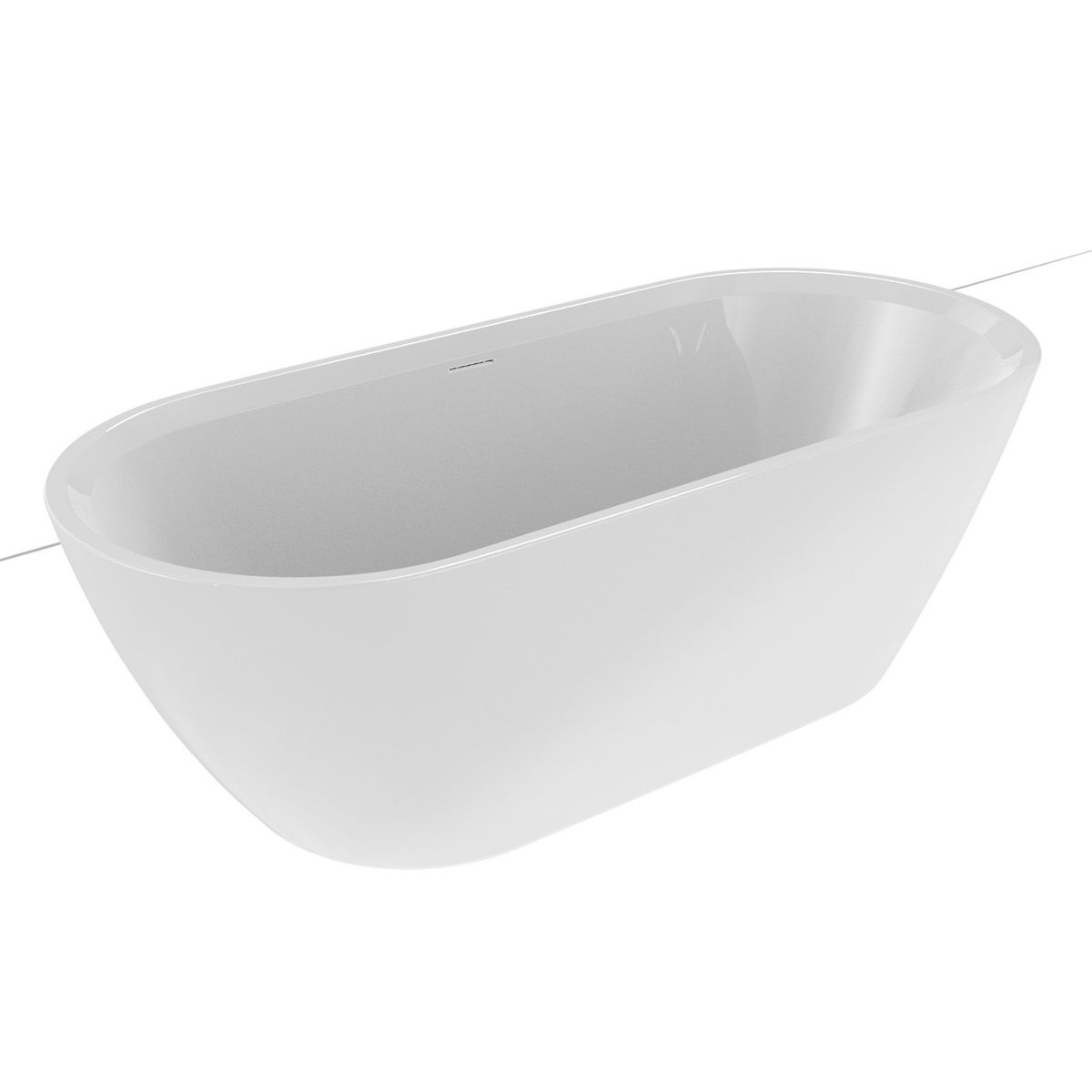 Akrilinė vonia Riho Inspire 180x80 cm, balta matinė, B085001105