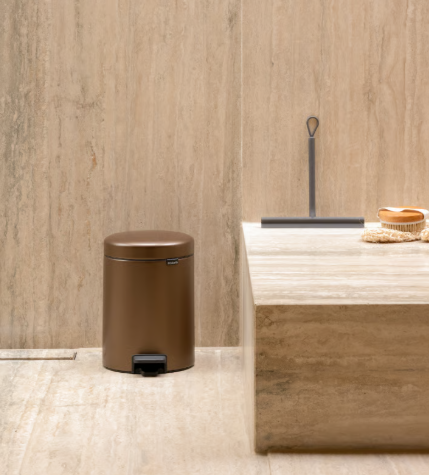 Šiukšlių dėžė Brabantia NewIcon 5L, Warm Bronze, 255229