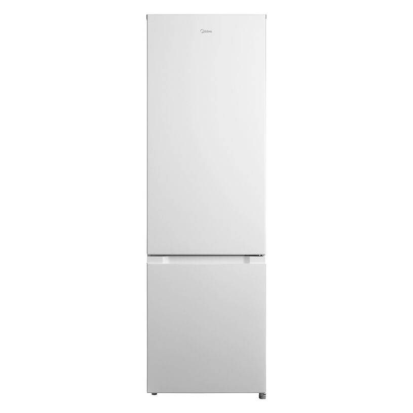 Šaldytuvas Midea MDRB369FGE01, laisvai pastatomas, 177.3 cm, apačioje šaldiklis, šaldytuvo talpa 197 litrai, šaldiklio talpa 65 litrai, klasė E, baltas