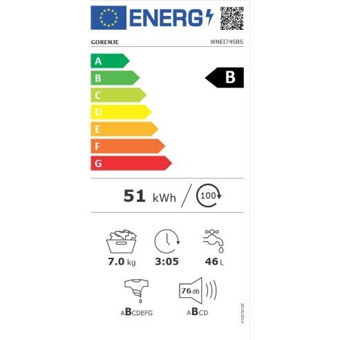 Skalbyklė Gorenje WNEI84BS