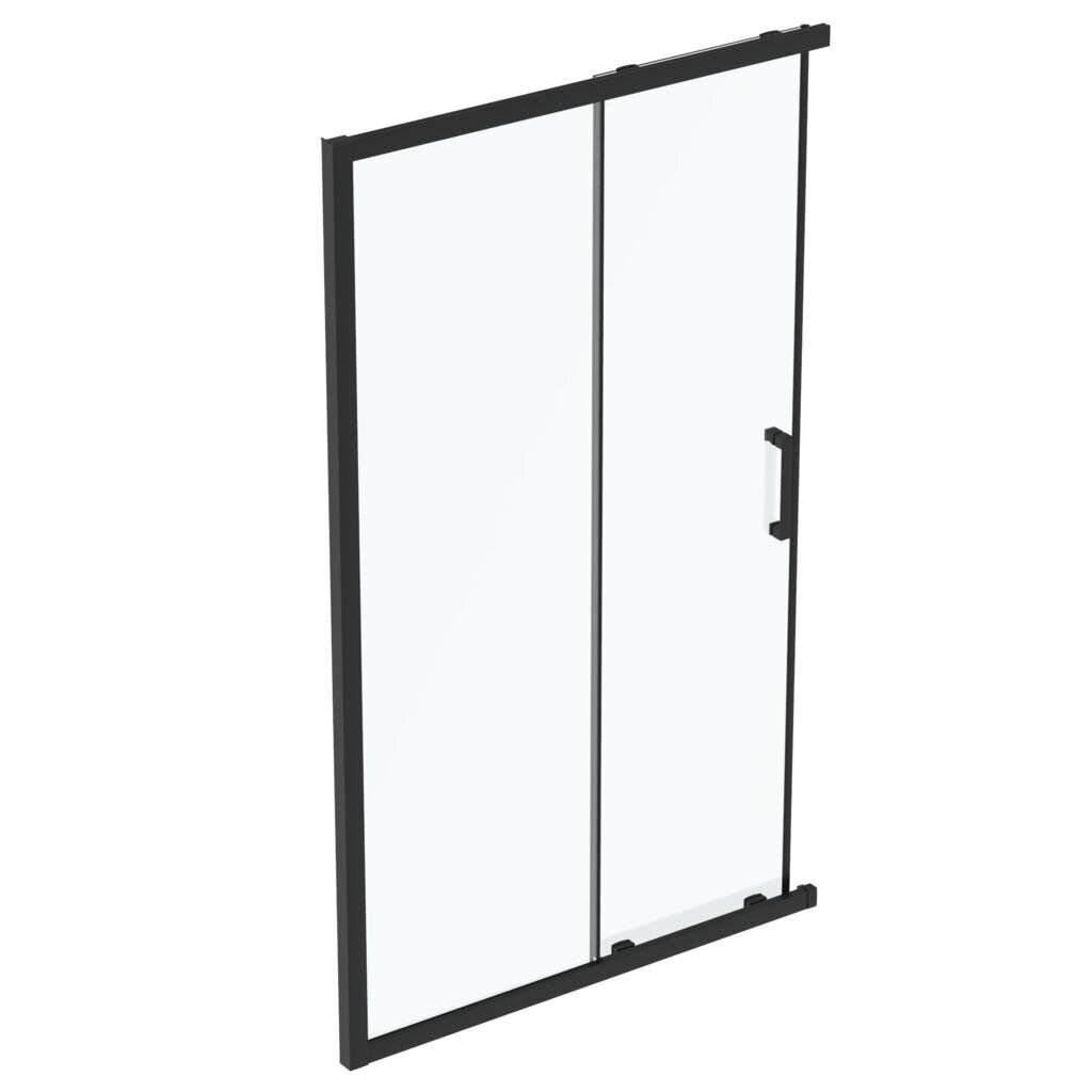 Dušo durys Ideal Standard Connect 2, 120 cm, juodas profilis, skaidrus stiklas, K9264V3