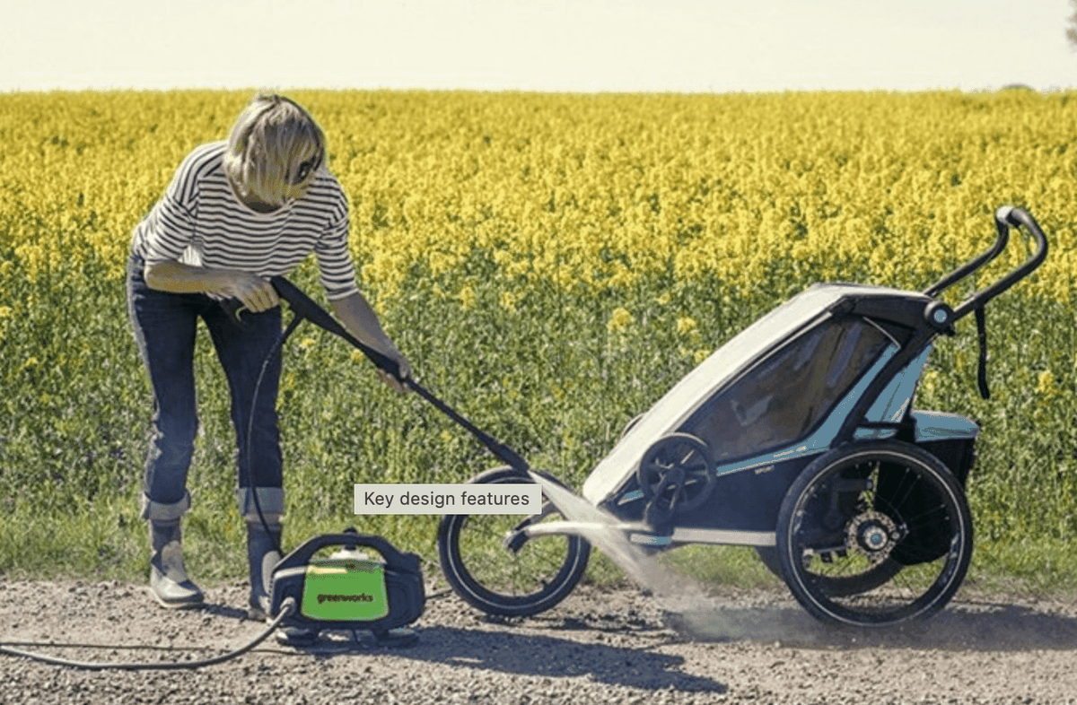 AUKŠTO SLĖGIO PLOVYKLA Greenworks