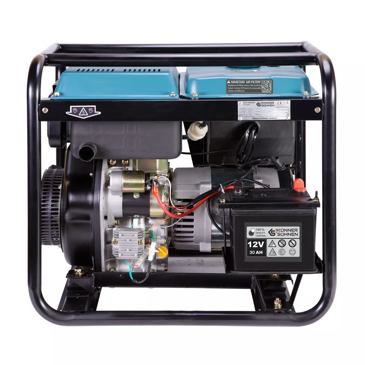 Dyzelinis generatorius 7500W, KS 9100HDE-1/3 ATSR (EURO V), KÖNNER & SÖHNEN Dyzelinis generatorius 7500W, KS 9100HDE-1/3 ATSR (EURO V), KÖNNER & SÖHNEN