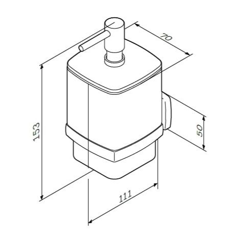 Skysto muilo dozatorius AM.PM Gem