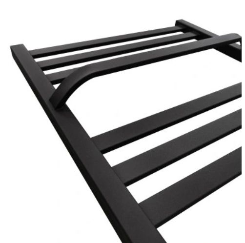 Rankšluosčių džiovintuvas Regnis Lox Duo 30x116 cm, matinė juoda (struktūrinė)