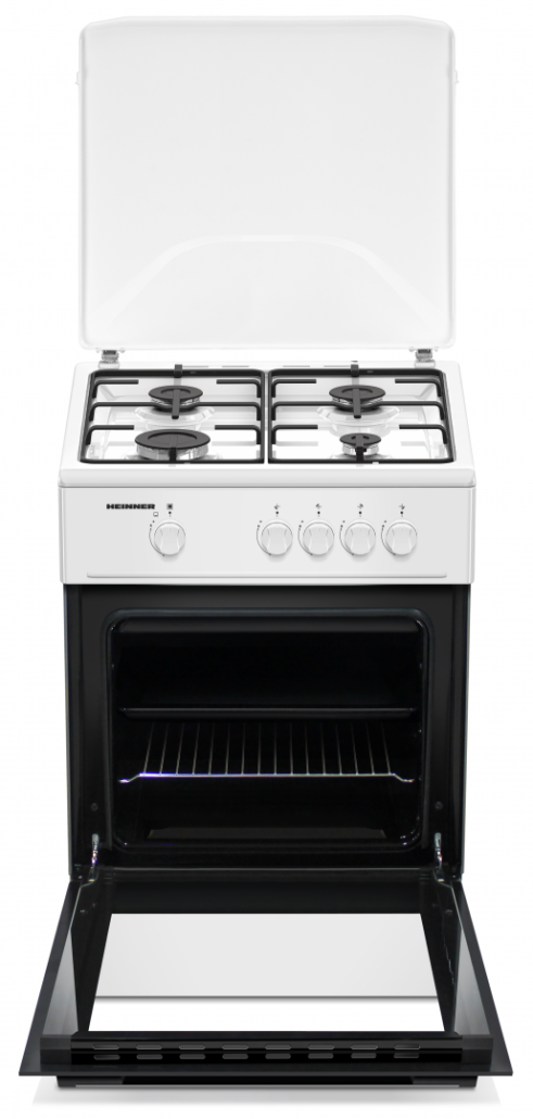 Dujinė viryklė HFSC-K6060WH HEINNER Dujinė viryklė HFSC-K6060WH HEINNER
