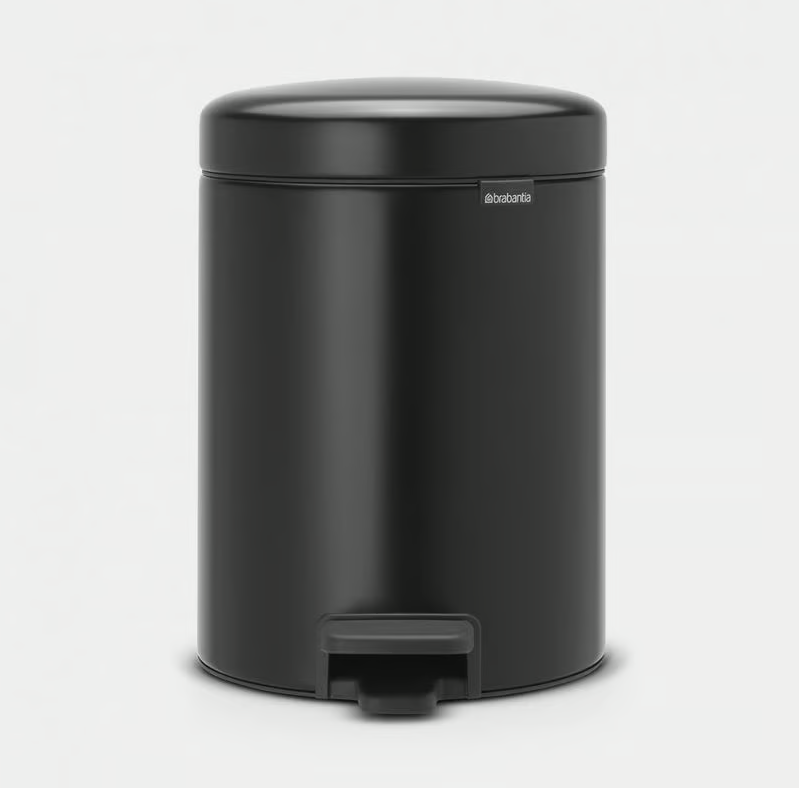 Šiukšlių dėžė Brabantia NEWICON 2x2 L, matt black 280405