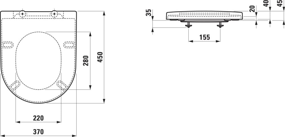 Unitazo dangtis LAUFEN PRO X su Soft Close funkcija, baltas, H8918630000001 Unitazo dangtis LAUFEN PRO X su Soft Close funkcija, baltas, H8918630000001