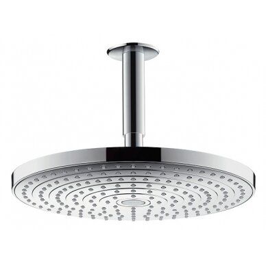 Potinkinė dušo galva Hansgrohe Raindance Select E 300 2 jet su jungtimi, chromas 27337400