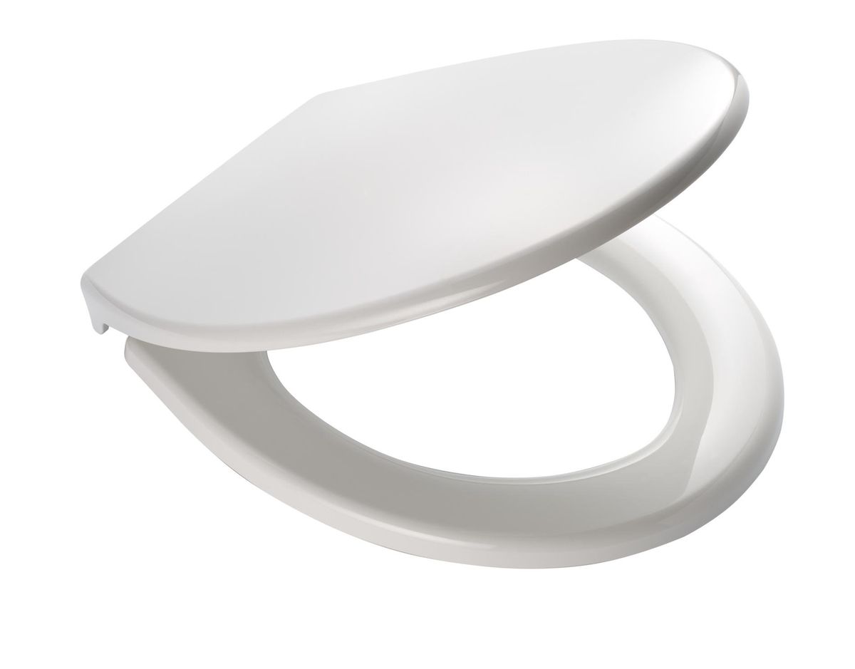 Klozeto dangtis RIDDER Miami, lėto nusileidimo, baltas, polipropilenas, 02101101