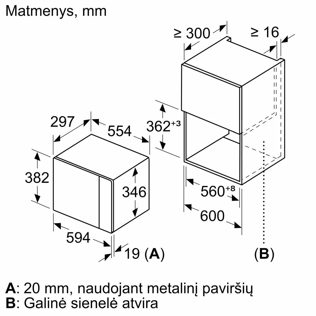 Įmontuojama mikrobangų krosnelė Neff HLAWD23G0 Įmontuojama mikrobangų krosnelė Neff HLAWD23G0