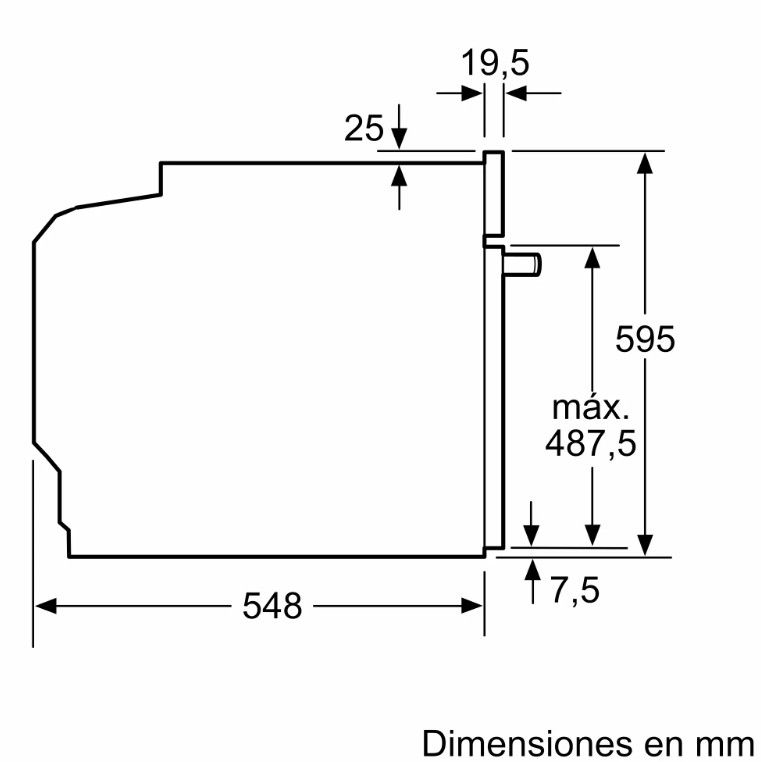 Įmontuojama garinė orkaitė Siemens iQ500, HB537GES3