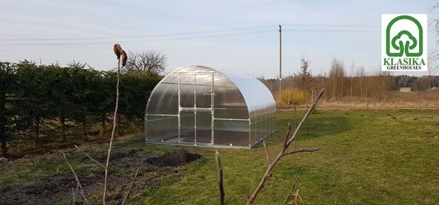 Šiltnamis KLASIKA TUBE 18m2 (plotis 3 m) danga 6 mm ilgis 6 m