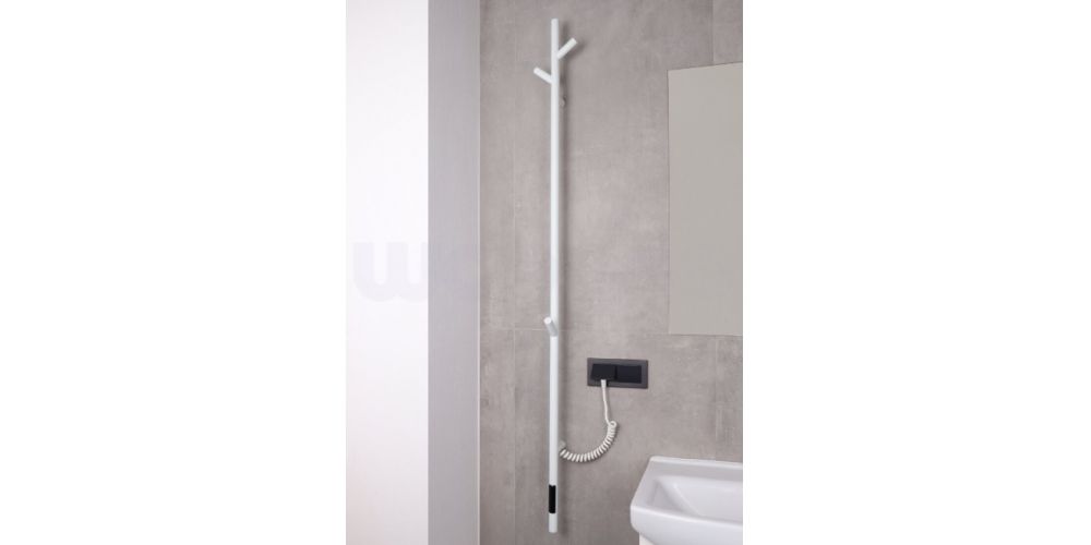 Elektrinis rankšluosčių džiovintuvas WOBBEE Burton 150 cm, baltas, W-BURT-150WH