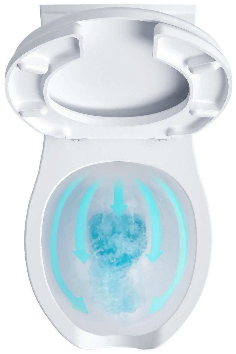 Pakabinamas ant sienos WC Ravak Safe Rim set, baltas, X01930 Pakabinamas ant sienos WC Ravak Safe Rim set, baltas, X01930