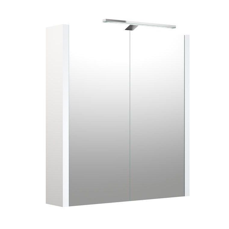Veidrodinė spintelė Serena su LED apšvietimu 60 cm, balta blizgi 1402311