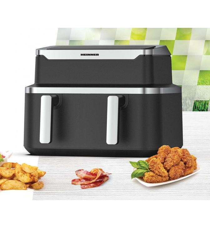 Karšto oro gruzdintuvė 2600W, 9L HAF-DDB9BK26 HEINNER Karšto oro gruzdintuvė 2600W, 9L HAF-DDB9BK26 HEINNER
