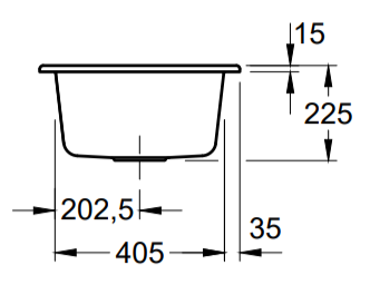 Keramikinė plautuvė Villeroy & Boch Subway 45 XS Akmens balta, 678102RW