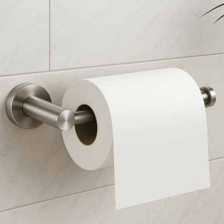 Tualetinio popieriaus laikiklis Balneo QUBE 1, nerūdijantis plienas, M0201010503 Tualetinio popieriaus laikiklis Balneo QUBE 1, nerūdijantis plienas, M0201010503