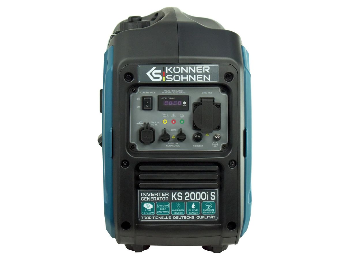 Inverterinis benzininis generatorius KONNER amp SOHNEN KS 2000i S, 230V, 1800W Inverterinis benzininis generatorius KONNER amp SOHNEN KS 2000i S, 230V, 1800W