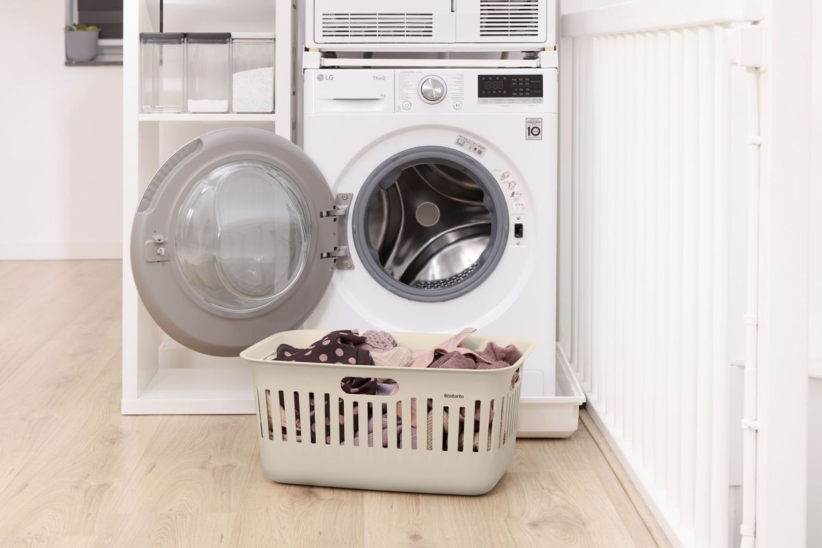 Skalbinių krepšys Brabantia Collect-It 40L, Soft Beige, 244643