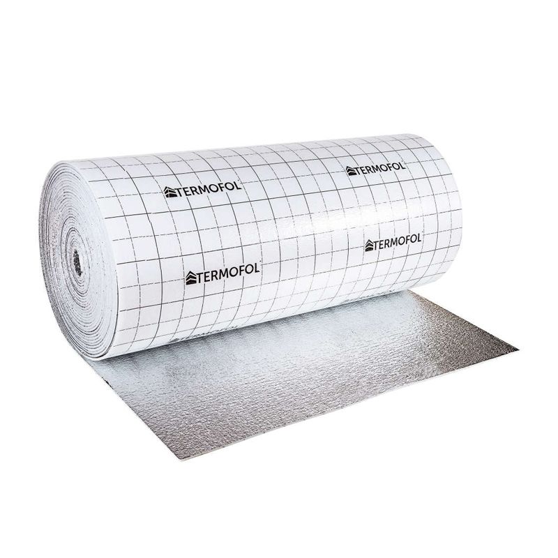 Specialus paklotas grindinio šildymo plėvelėms Thermofol,3 mm