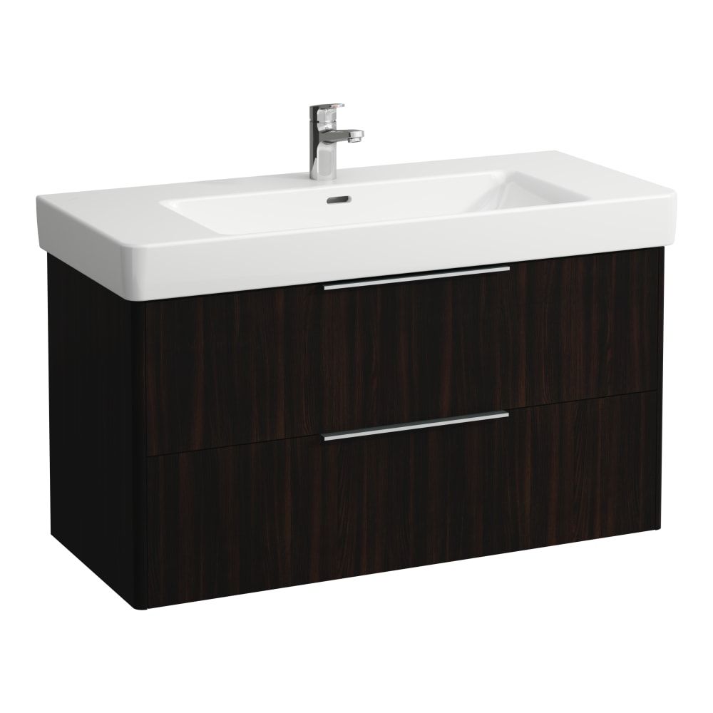 Spintelė praustuvui Laufen Base 100 cm, tamsi guoba H4024521102631