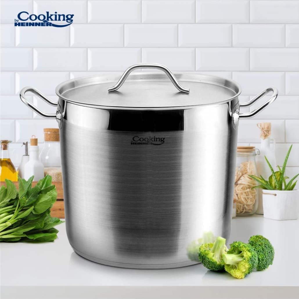 Puodas nerūdijančio plieno su teflono danga 9L 24x20cm HR-RW-090 HEINNER Puodas nerūdijančio plieno su teflono danga 9L 24x20cm HR-RW-090 HEINNER