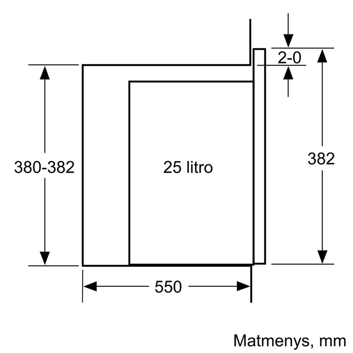 Įmontuojama mikrobangų krosnelė Bosch, Serija 4, BEL454MB1F, su griliu Įmontuojama mikrobangų krosnelė Bosch, Serija 4, BEL454MB1F, su griliu