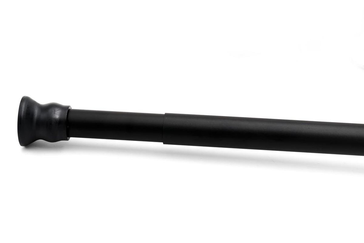 Vonios karnizas Ridder Wien juoda, 110-185cm, Ø25mm, 55211