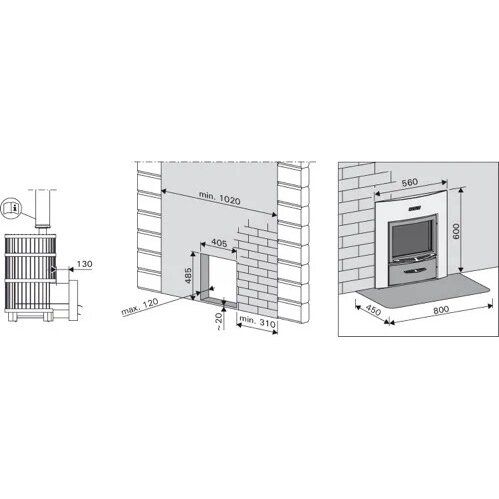 Kieto kuro saunos krosnelė Harvia LEGEND 240 DUO, 21 kW